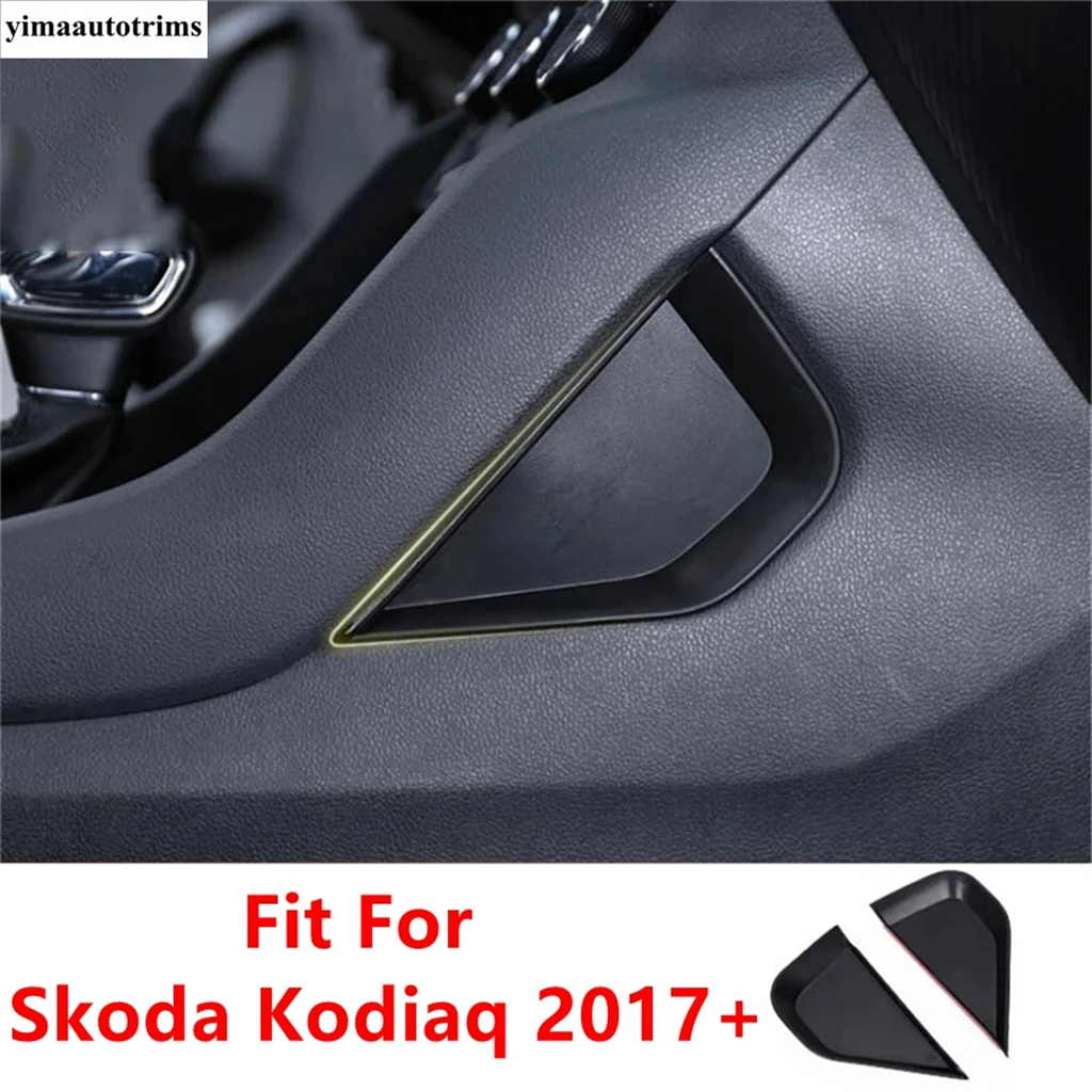 

Center Control Gearbox Container Storage Box Side Gap Plate Panel Cover Trim Plastic Accessories For Skoda Kodiaq 2017 - 2023