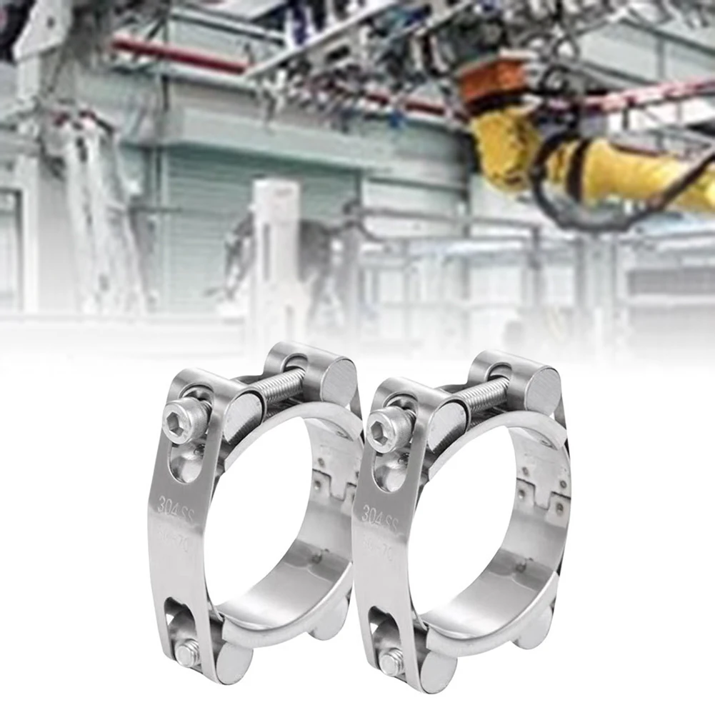 High Pressure Hose Stainless Steel Clamp High Pressure Applications High Pressure Resistance Fit Robust Hold High