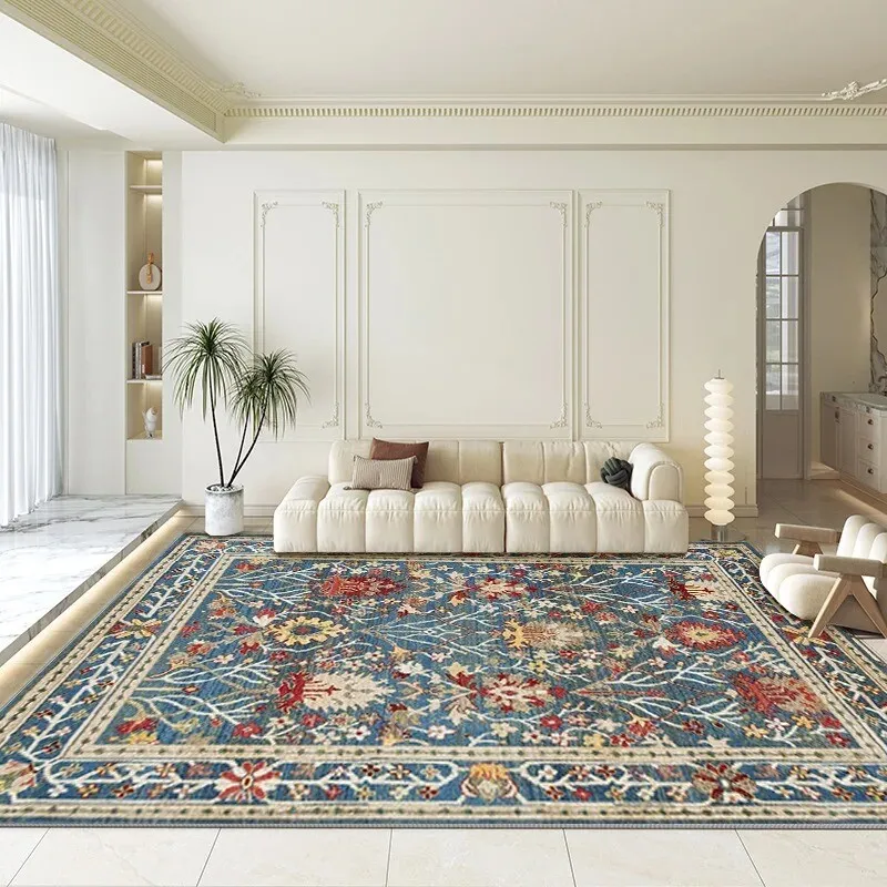VIKAMA البوهيمي الفارسي السجاد منطقة كبيرة غرفة المعيشة كريستال المخملية الحصير غرفة نوم أريكة مرحاض فندق الإقامة المنزلية عدم الانزلاق البساط