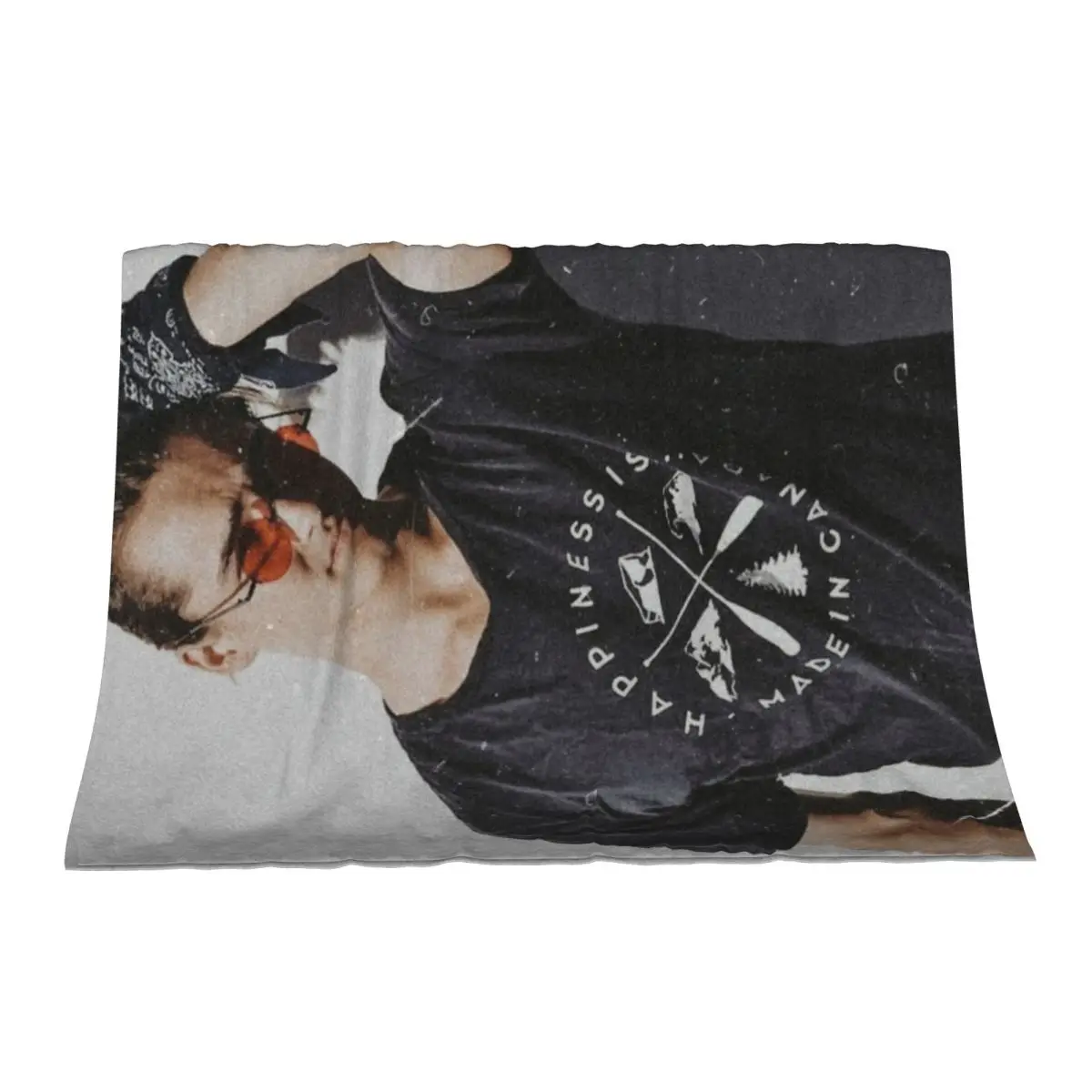 

Charlie Gillespie Throw Blanket Decorative Sofa Heavy Luxury Brand Blankets