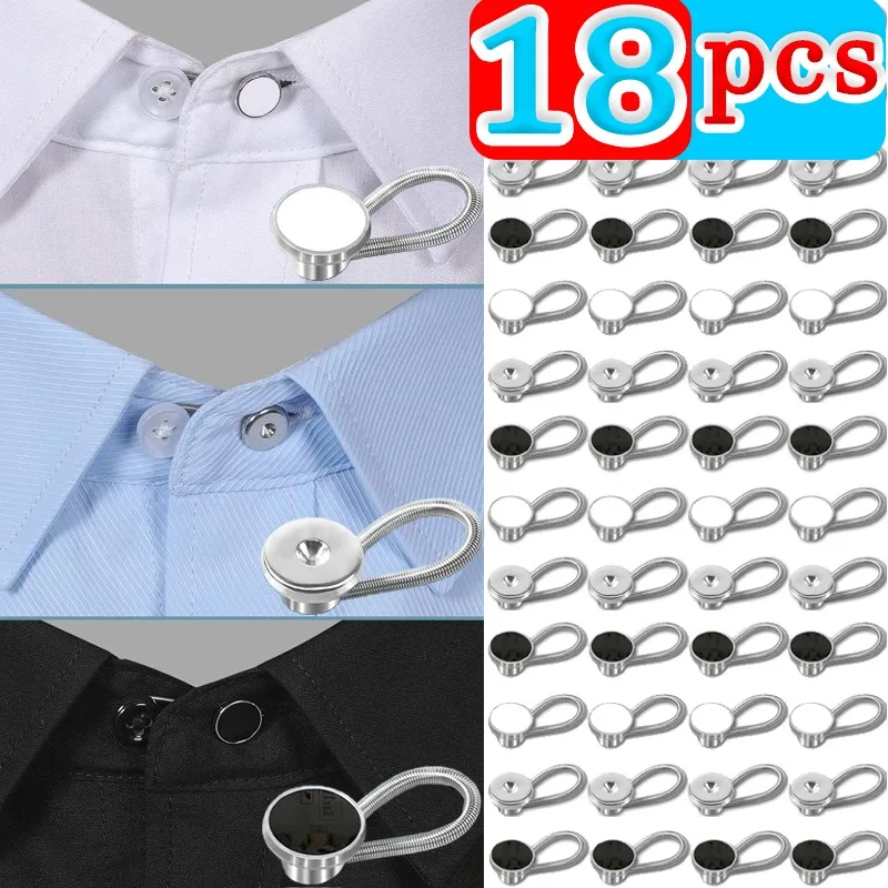 Manşet bahar uzatma toka esnek streç yaka düğmeleri genişletici elastik ayarlamak boyutu genişleticiler genişletmek pantolon bel aksesuarı