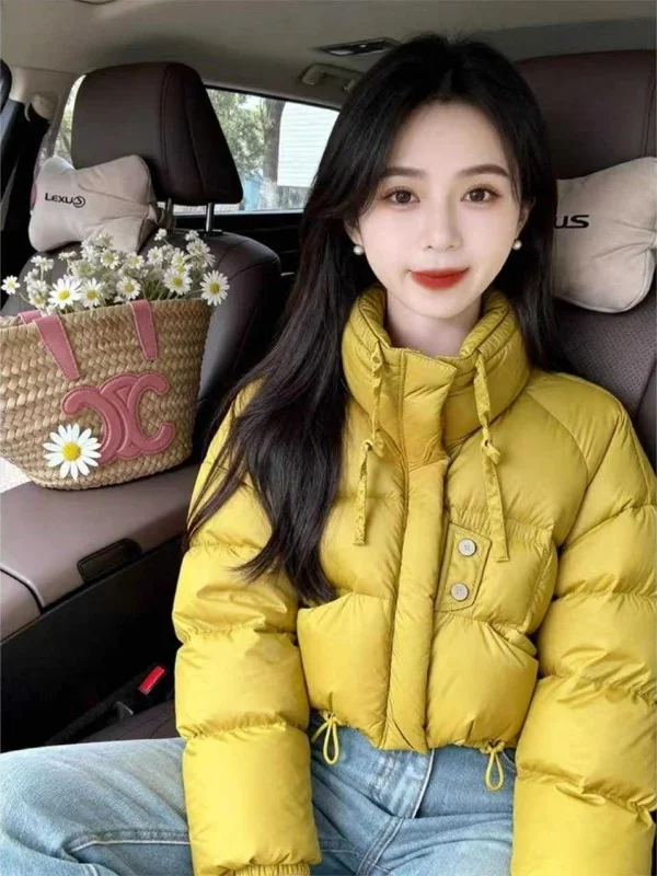 

Новая женская зимняя куртка в корейском стиле: теплая, хлопковая, повседневная, модная, свободного кроя, с длинными рукавами