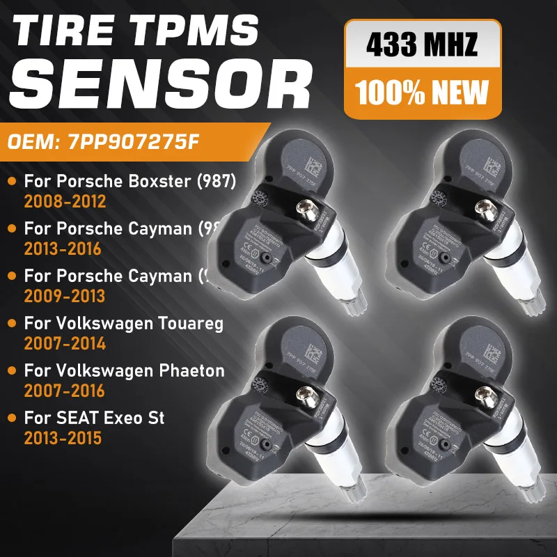 

Car TPMS For Volkswagen Touareg 2007-2014 Porsche Cayman 987 981 2009-2016 Tire Pressure Sensor VW Phaeton Porsche Boxster 987