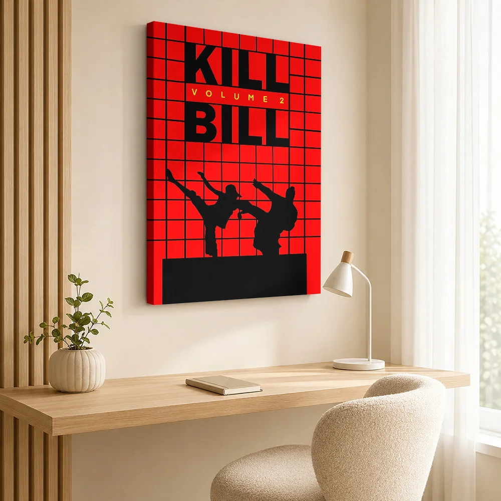 Kill Bill Canvas Poster Customized Photo Modern Aesthetic Wall Art for Dining Room Home Decoration Ready to Hang Gift for Fans