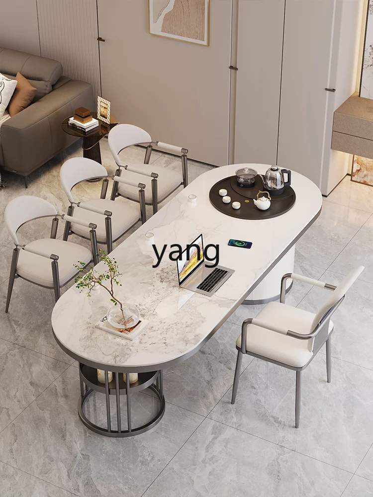 CX modern high-end beauty salon reception negotiation table office integrated tea table