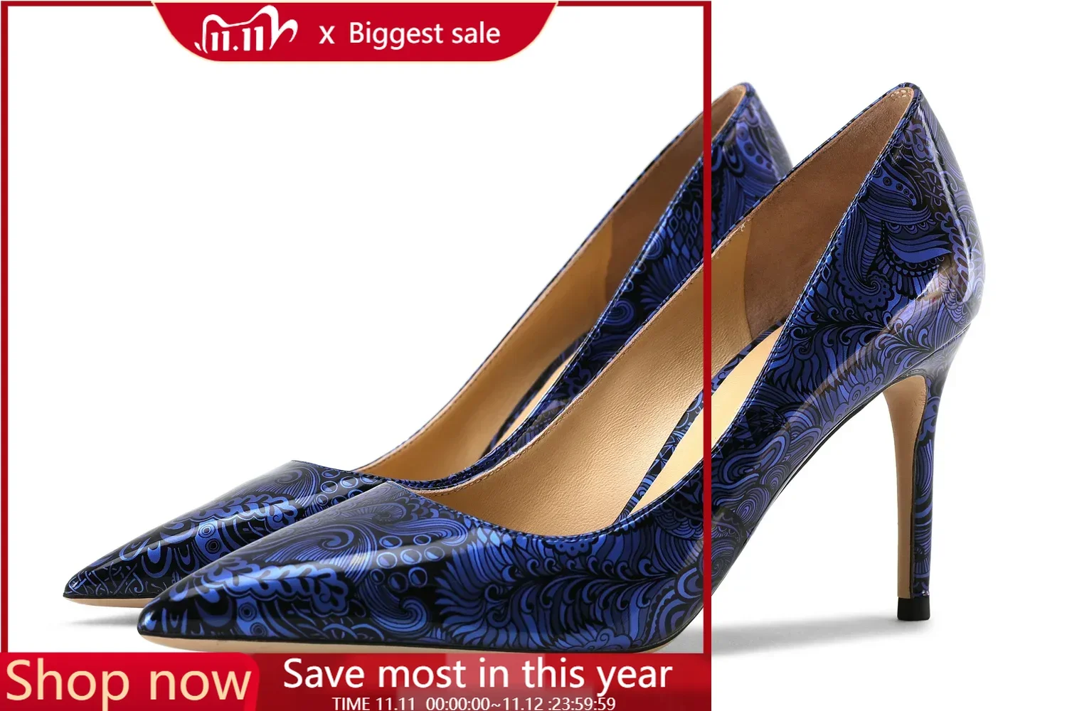 

【Measure your feet length before order】Luxury Designer Women Elegant Pointed Toe Pumps Sexy Fetish Evening Party Shoes 5-CHC-33