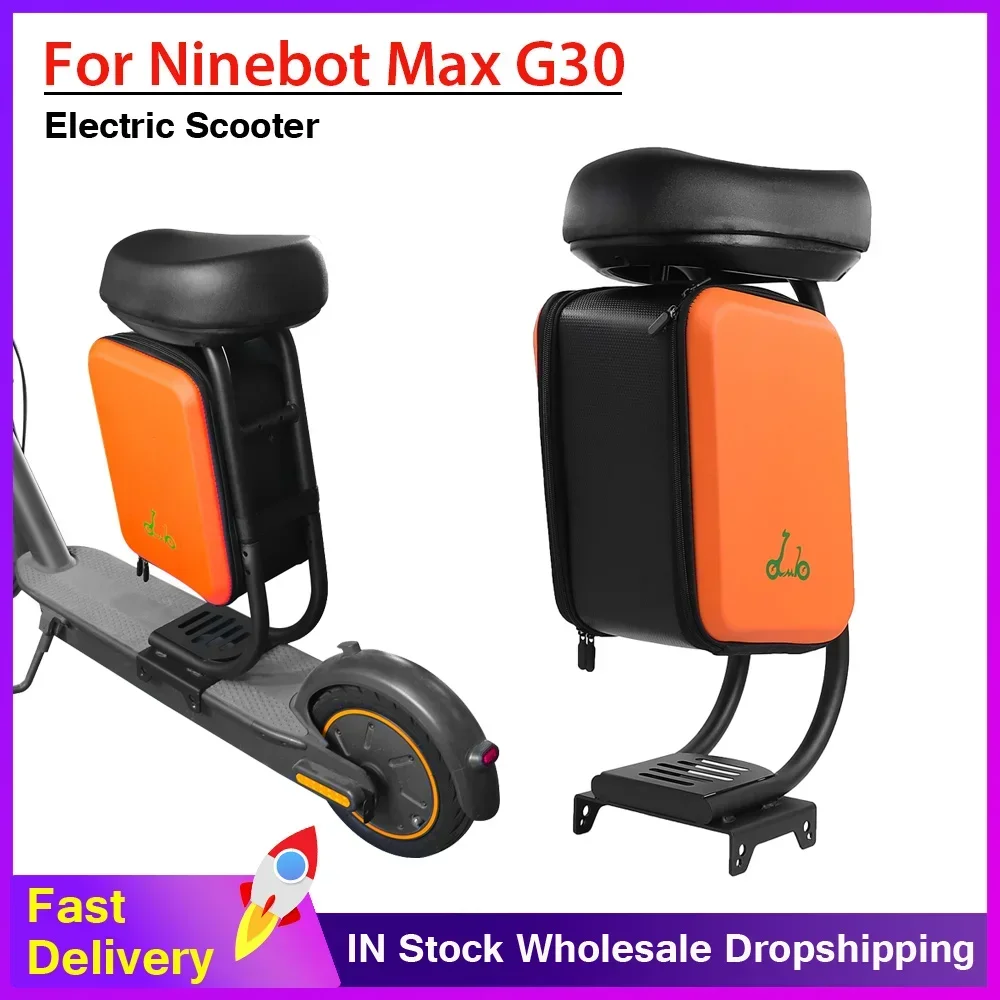 Comfortable Soft Seat With Bag For Ninebot by Segway Max G30 Electric Scooter Seat Chair With Storage Case Parts