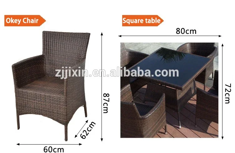 5-Piece Outdoor Patio Furniture Set, Wicker Rattan garden set with Glass Coffee Table,table and chair set balcony