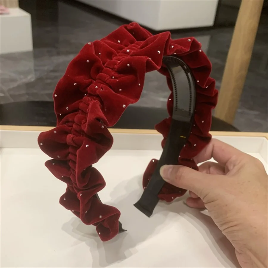 New Headbands for Women butterfly Knotted Hair Band Solid Color Hairband Simple Hair Hoop Retro Makeup Headwear Hair Accessories