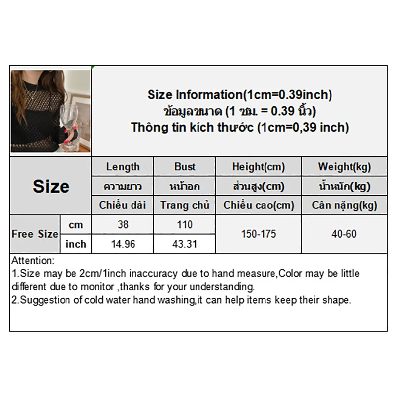 1pcs Women Top Summer Women Solid Color Round Neck Hollow Out Long Sleeve Casual Loose Knitted Top