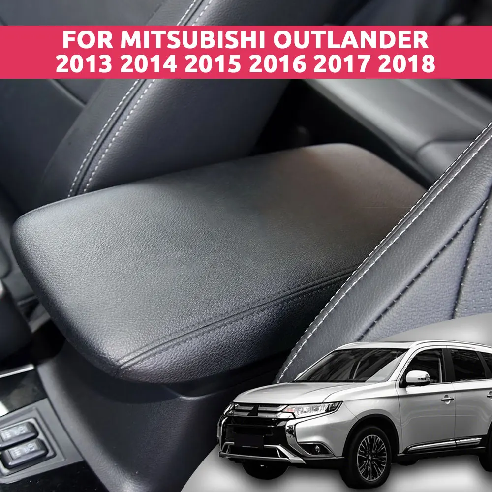 For Mitsubishi Outlander 2013-2018 Microfiber Leather Car Armrest Cover | OEM Fit Anti-Tear Thermal Insulation Car Interior