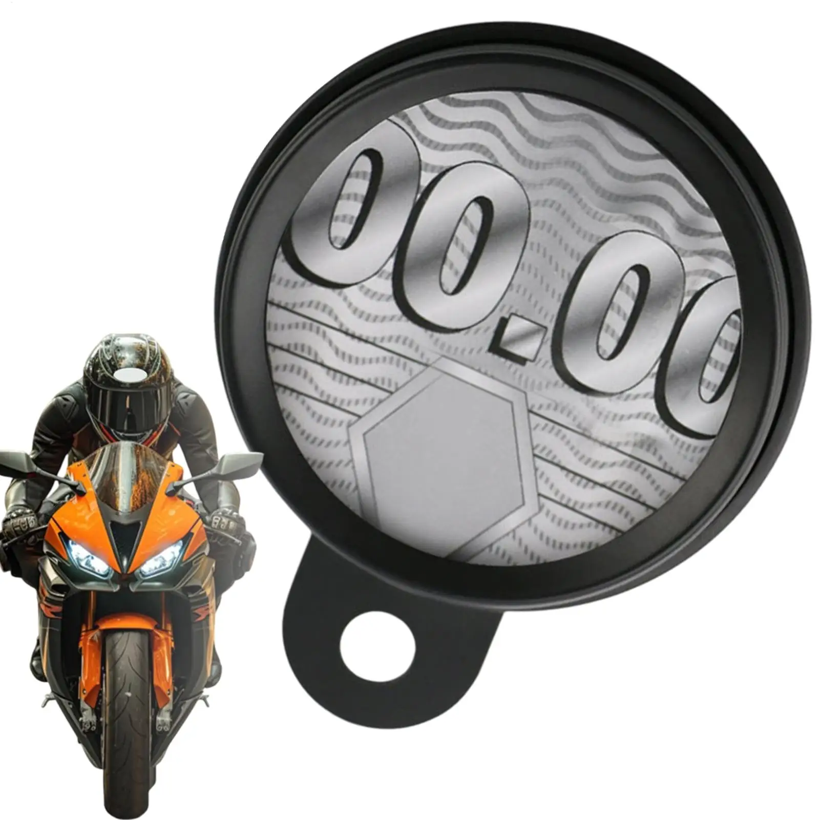 Motorcycle Tax Disc Holder Plate Card Hanger Multifunctional Rustproof Tax Disc for Scooter Cycling Riding Mountain Road