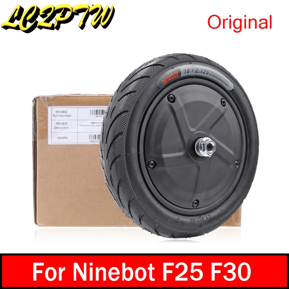 

Original 350W Engine Motor Wheel Assembly for Segway Ninebot F25 F30 KickScooter Electric Scooter 10inch Motor Wheel Tire Parts