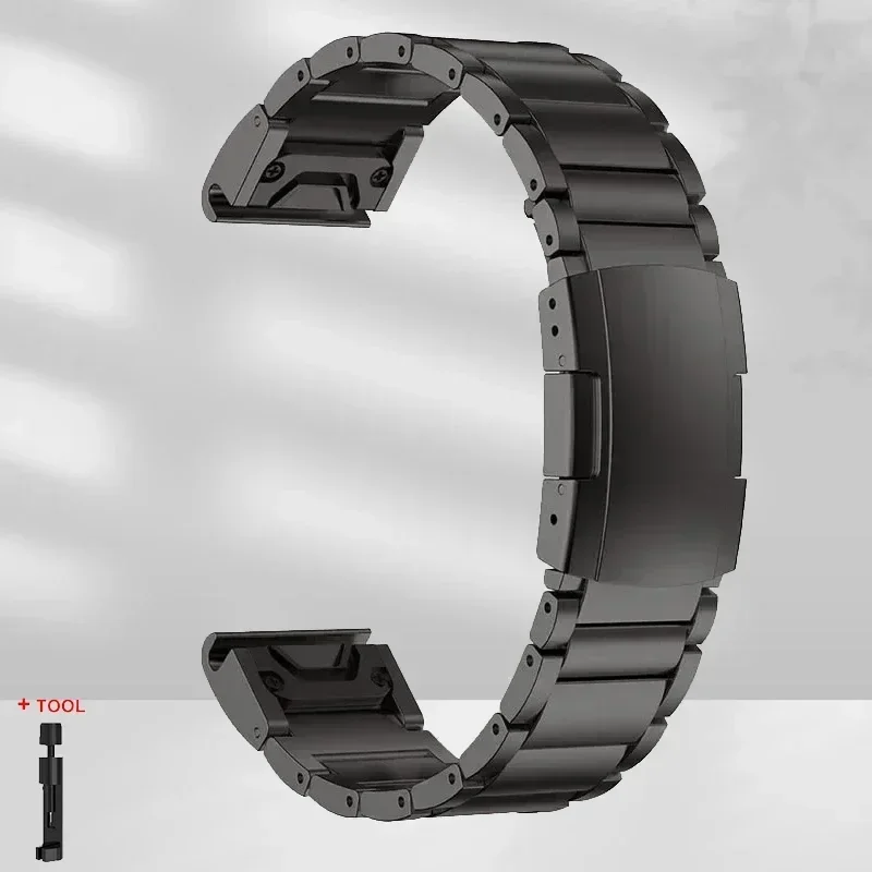 22mm/26mm Quickfit Titanium Strap for Garmin Fenix 8/7/6/5