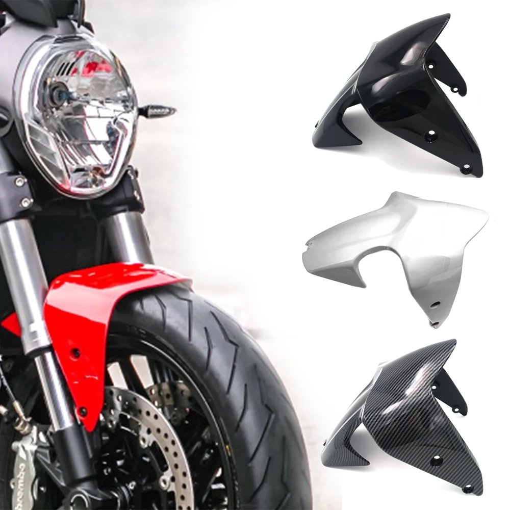 

For Ducati Monster 821 2014-2023 Motorcycle Front Fender ABS Plastic Motorcycles Mudguards Frame Body Fairing Accessories Parts
