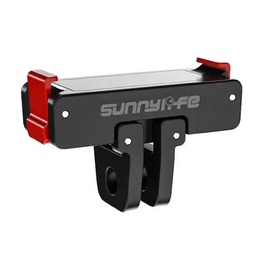 Imagen 1 del producto Base adaptadora magnética de liberación rápida para DJI Osmo Action 5 Pro, instalación estable, adaptador de montaje de dos garras plegable de liberación rápida