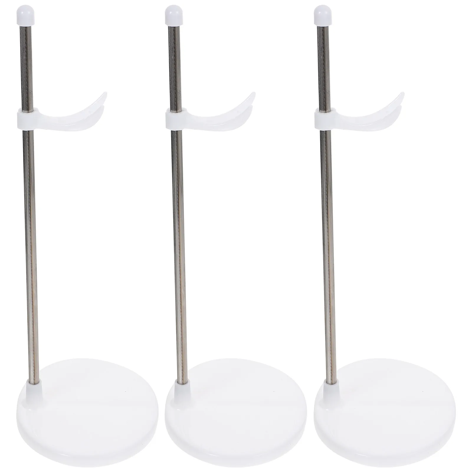 

3Pcs Adjustable Mini Display Stand for Plastic Stable Holder Ideal for Figures Collectibles Desk Shelf Cabinet