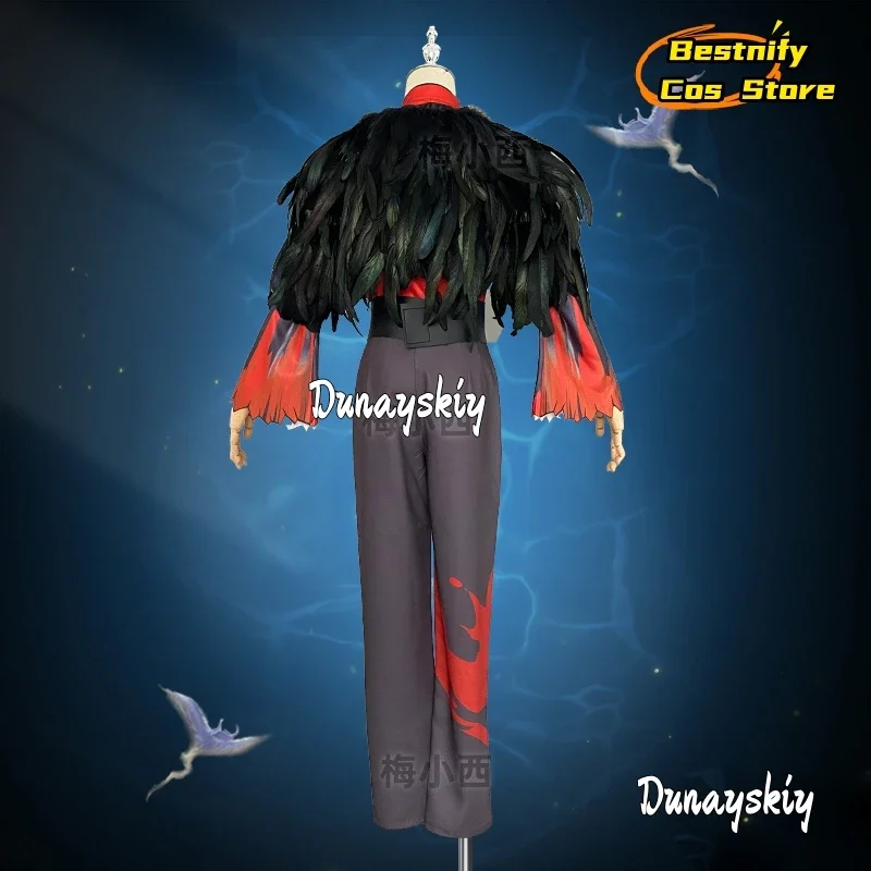 تأثيري الهوية الخامس إدغار فالدن الرسام متعدد الألوان الطباعة تأثيري حلي مبالغ فيها ريشة البدلة طقم قبعات لعب الأدوار شعر مستعار حذاء