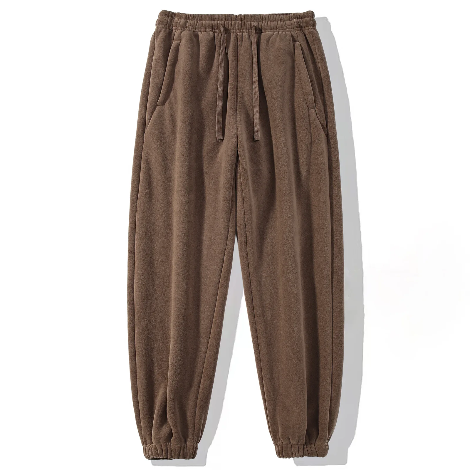 Pantaloni foderati in pile da uomo Pantaloni invernali termici Pantaloni sportivi Sherpa spessi Pantaloni sportivi di grandi dimensioni 8XL Caldi casual