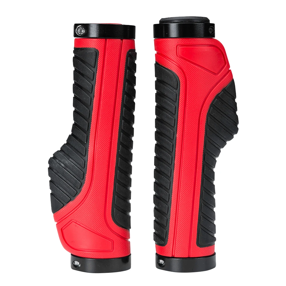 

2Pcs Rubber Handlebar Grips Durable AntiSlip Cycling Bike Mountain ShockAbsorbing FitsMost StandardBars BikeLight