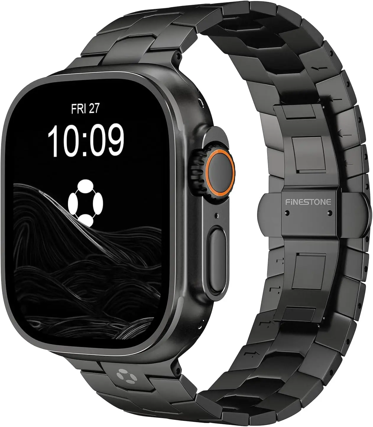 

Premium Titanium Band for Apple Watch Ultra & Series 11/10, Adjustable with Butterfly Clasp, Durable Lightweight Metal Strap