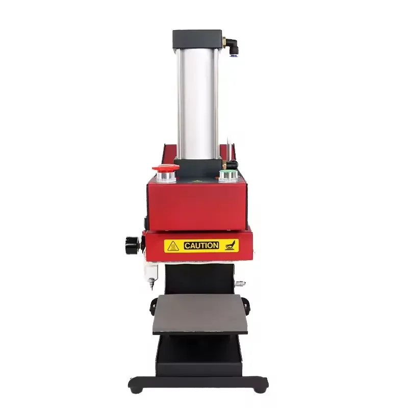 15x15cm Custom Size Semi-Automatic Pneumatic Heat Press Machine 220V/110V Sublimation Leather Small Items Custom Pattern