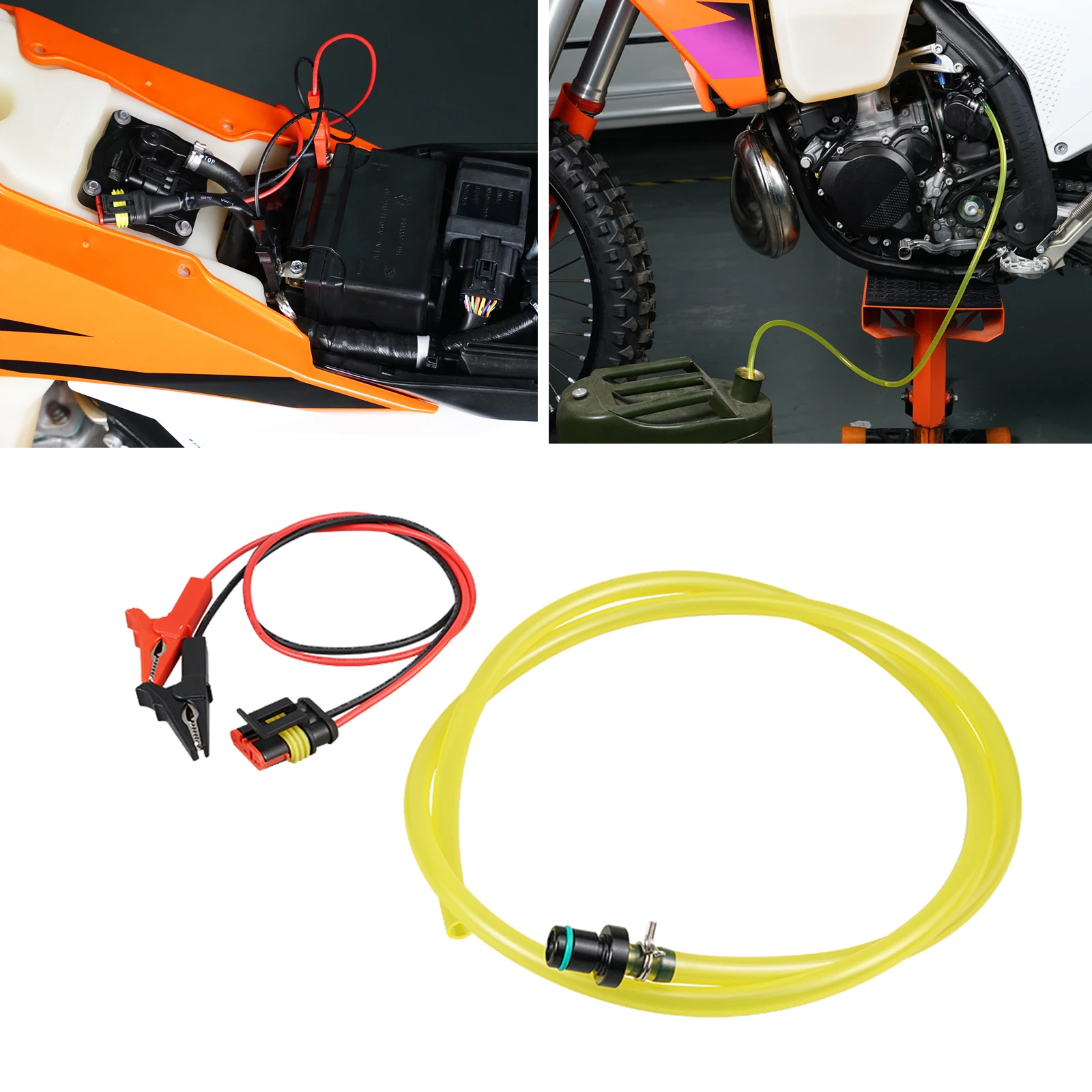 For Husqvarna TE 300i TE 250i 2018-2024 FE 250 FE 350 FE 450 501 2017-2024 TE150i TX300i 2020-2024 Fuel Pump Tester Transfer Kit
