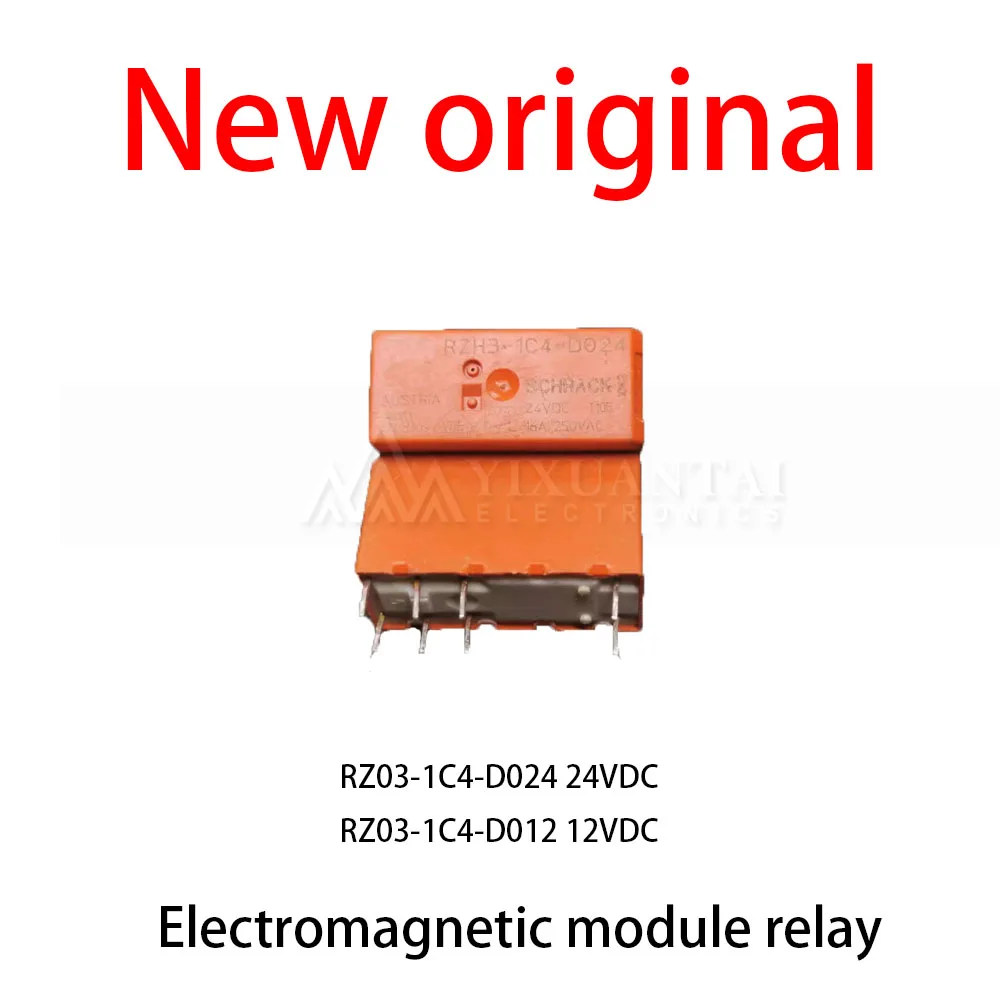 

10 Pcs/Lot New original RZ03-1C4-D024 24VDC RZ03-1C4-D012 12VDC Electromagnetic module relay
