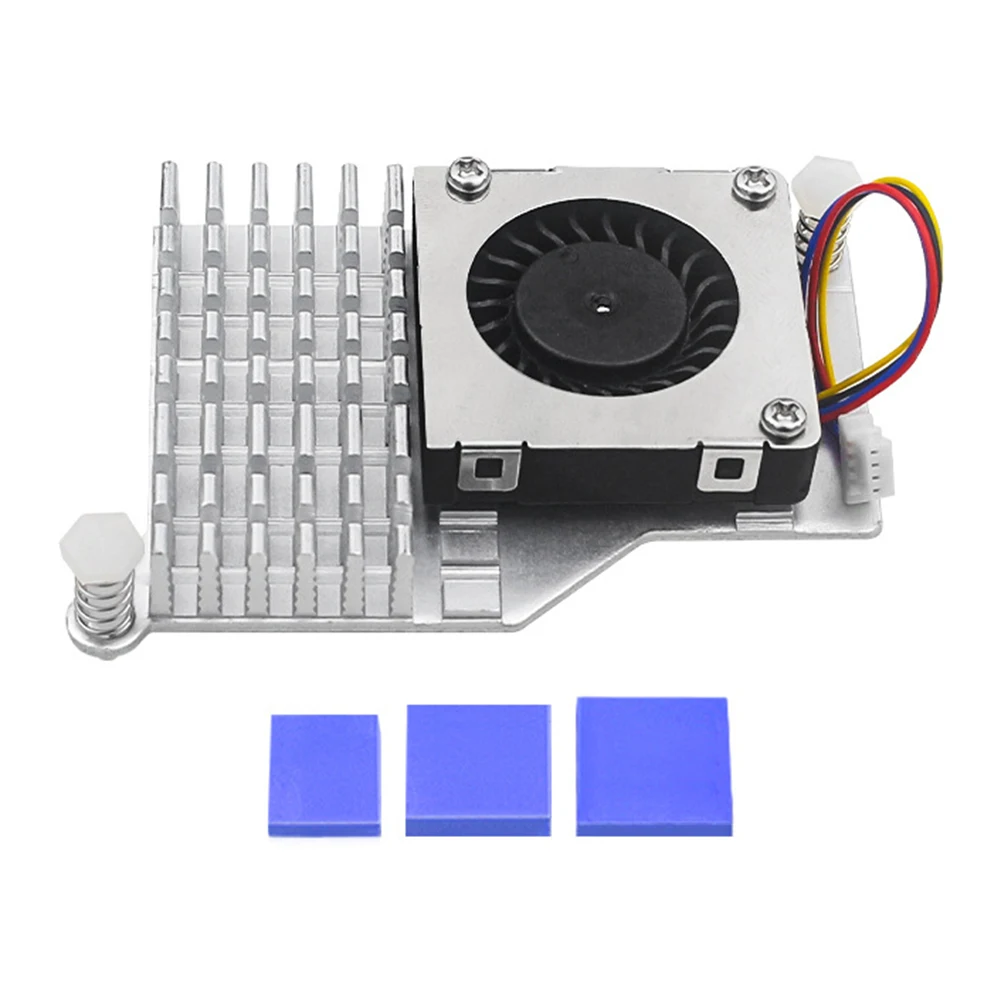 สําหรับ Raspberry Pi 5 Active Cooler หม้อน้ําฮีทซิงค์โลหะพร้อมพัดลมระบายความร้อนแบบปรับความเร็วได้หม้อน้ําทําความเย็นผู้ถือที่เข้ากันได้