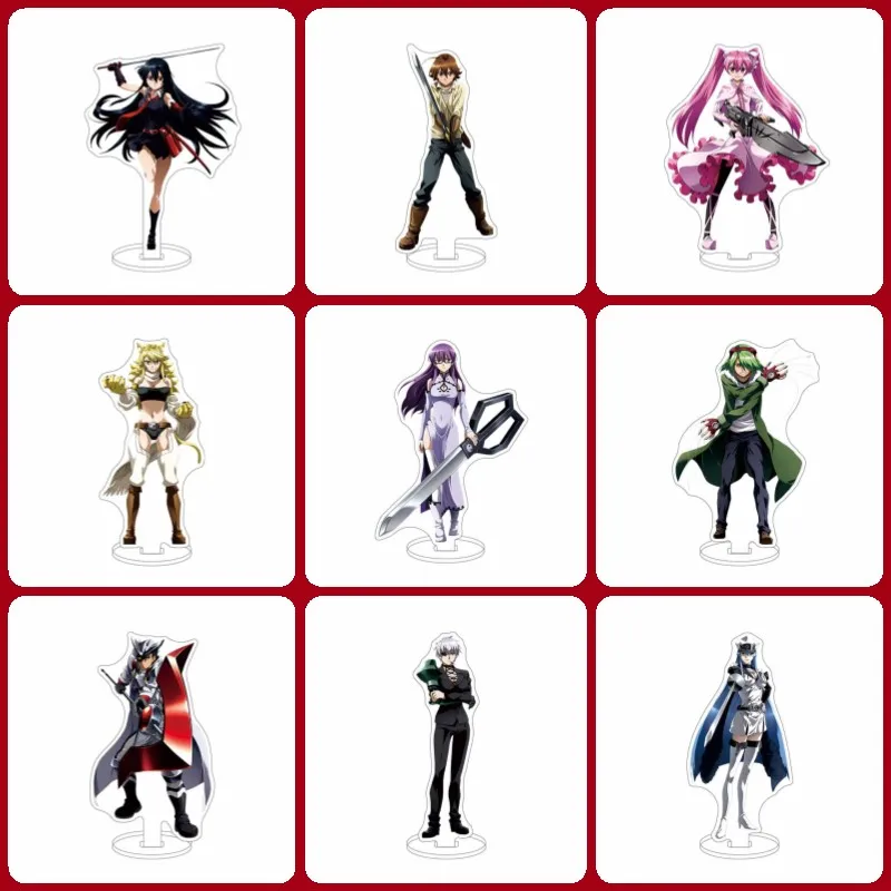 Akame ga KILL! ANIME 15CM Acrylic Stand figure Stand Plate Cosplay Prop Decor Cartoons present Friend Festivals Gifts keychain