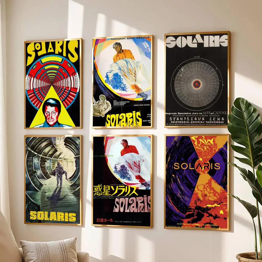 classic movie S-Solaris-S Painting Calligraphy Boho Botanical Decor for Living Room  Elegant Home Style