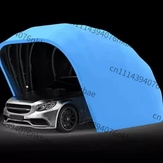 Fully Automatic Outdoor Mobile Folding Carport Garage Home Sunshade Retractable Car Sunshade Rain Shelter
