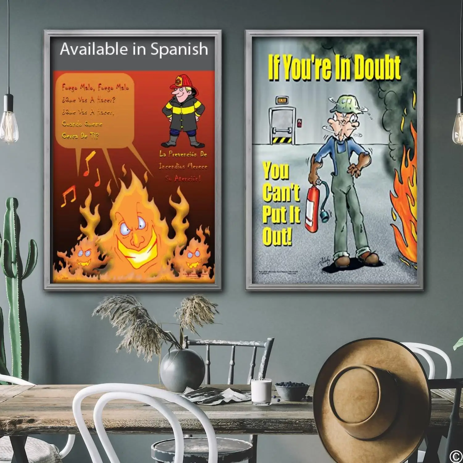 fire  poster Decorative Canvas Posters Room Bar Cafe Decor Gift Print Art Wall Paintings