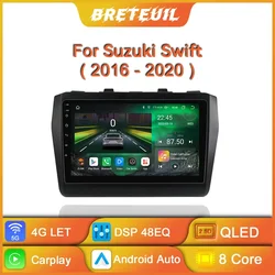 Radio samochodowe z androidem dla Suzuki Swift 2016 2017 2018 2019 2020 odtwarzacz multimedialny nawigacja GPS Carplay ekran dotykowy Auto Stereo 8G