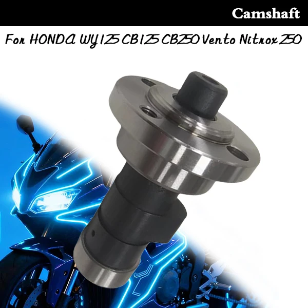 Accesorios de motocicleta conjunto de eje de leva de árbol de levas apto para HONDA WY125 CB125 CB250 Vento Nitrox 250 2018-2021 CB125 CB198 CB250
