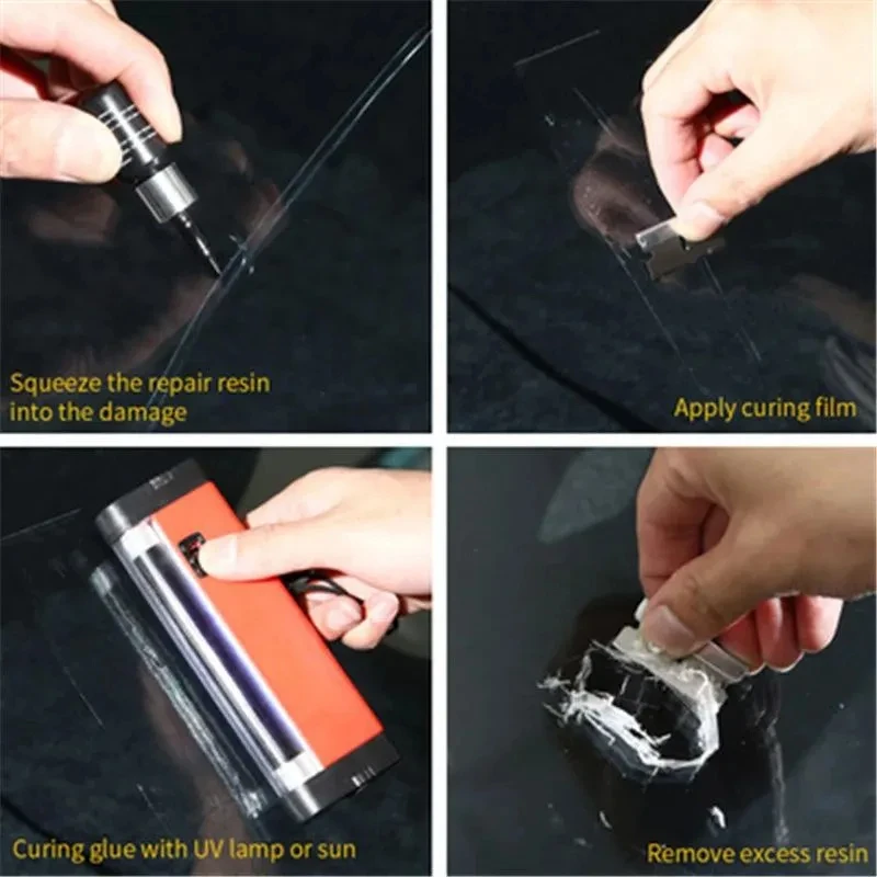 Car Windshield Cracked Repair Tool Upgrade Auto Glass Repair Fluid Auto Window Scratch Crack Restore Car Accessories image 4