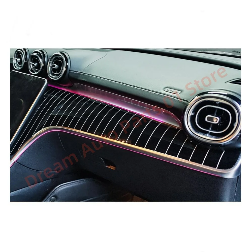 For Mercedes-Benz C-class W206 GLC X254 Polished piano finish Car interior lighting upgrade Auto parts Instrument Decoration