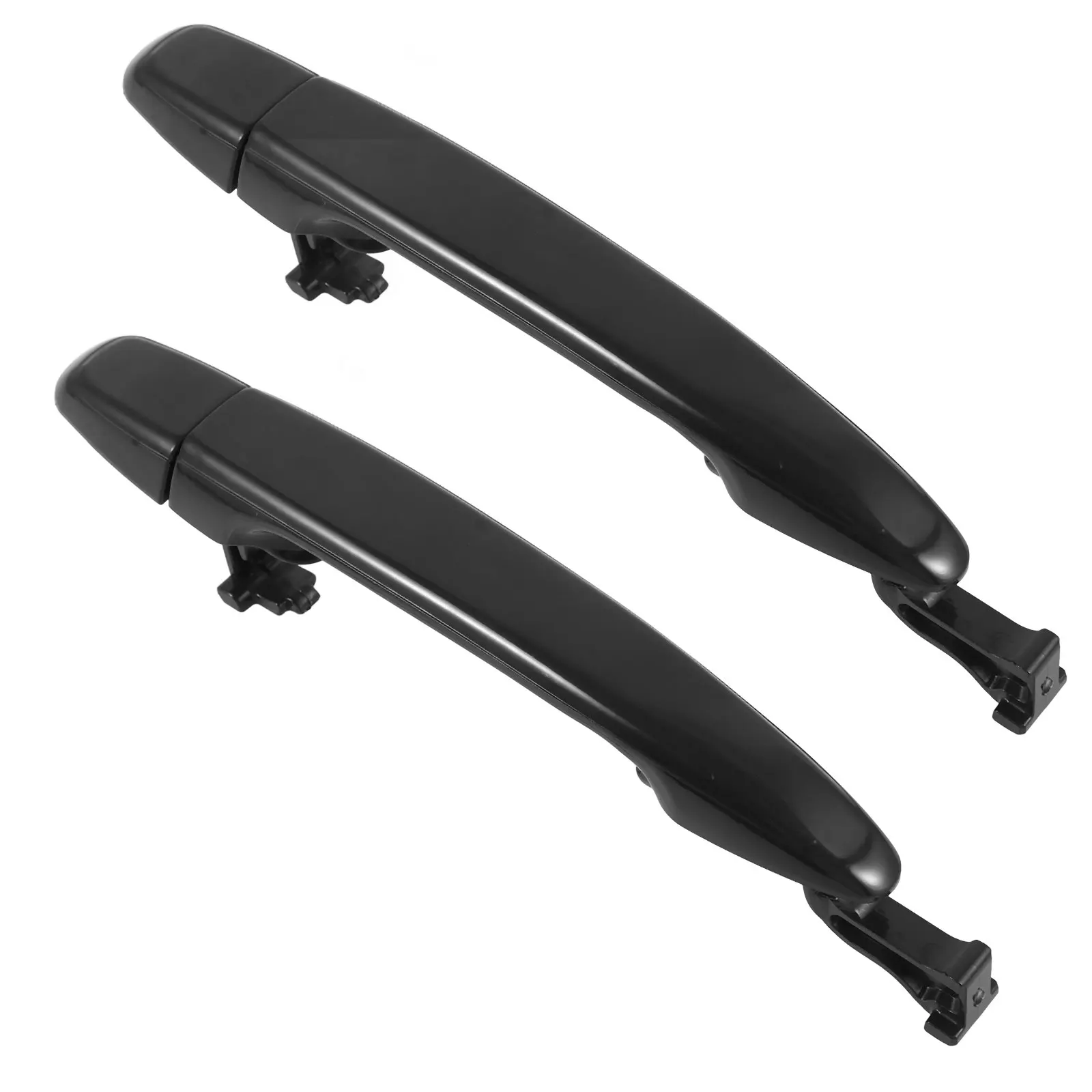 

1 Pair Black Car Door Handles Plastic Replacement for Rear Left Right Interior Grips Car Part Auto Doors