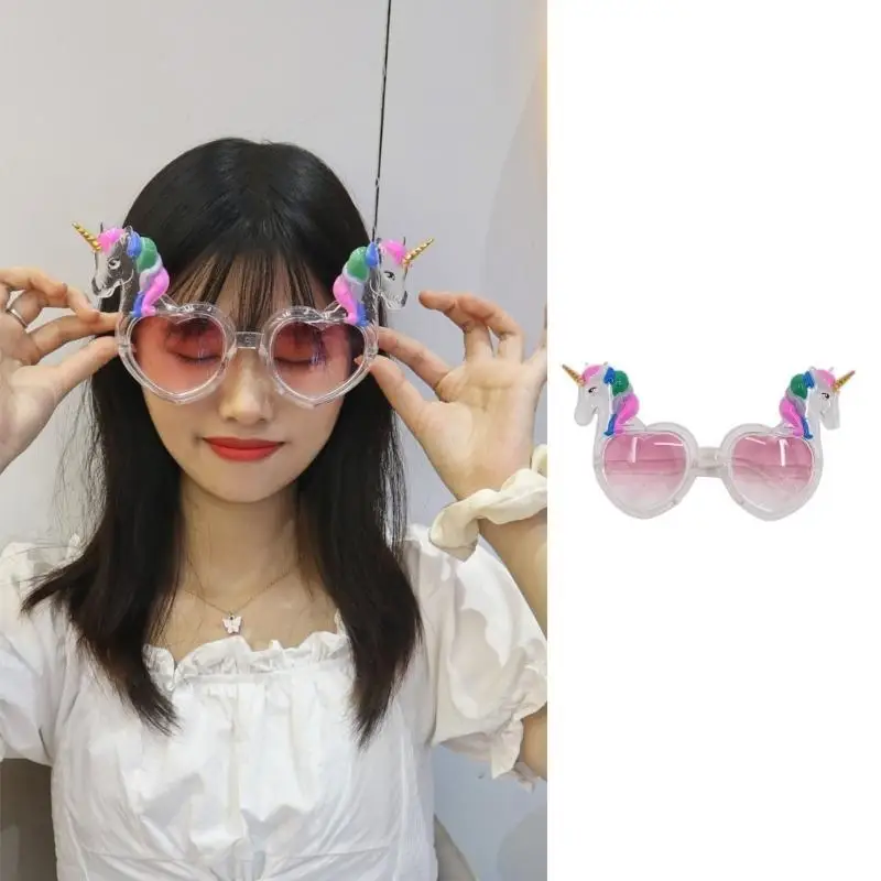 652F Kỳ Lân Kính Trái Tim Mới Lạ Vui Đảng Kính Kỳ Lân Kính Mắt Kỳ Lân Trang Phục Kính Mắt Kỳ Lân Dự Tiệc