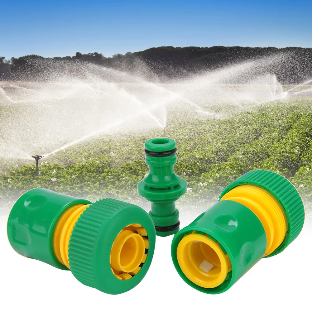 3Pcs Garden Hose Connector Hose Adapter 3/4 Hose Quick Connector Adapter for Home Garden Hose Repairing Tool Hose Connector