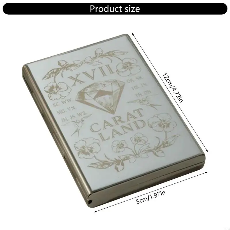 حامل بطاقة T5EA Business Card Cards Metal Metal حامل بطاقة الائتمان محفظة أنيقة