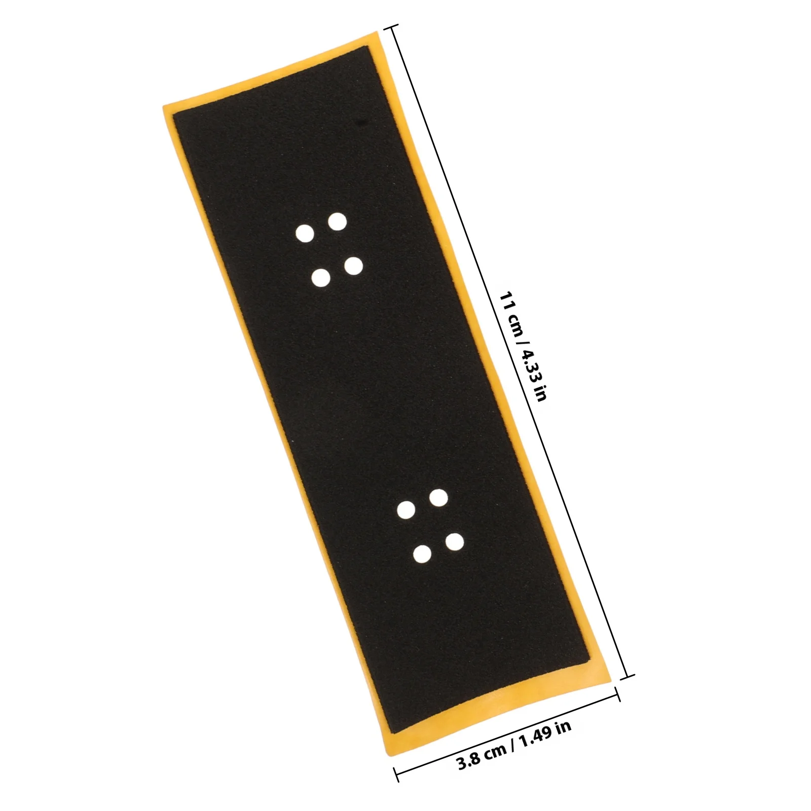 Cinta de agarre de espuma Premium para patinetas con dedos, superficie antideslizante de estabilidad mejorada, Ideal para patinetas en miniatura, 12 Uds.