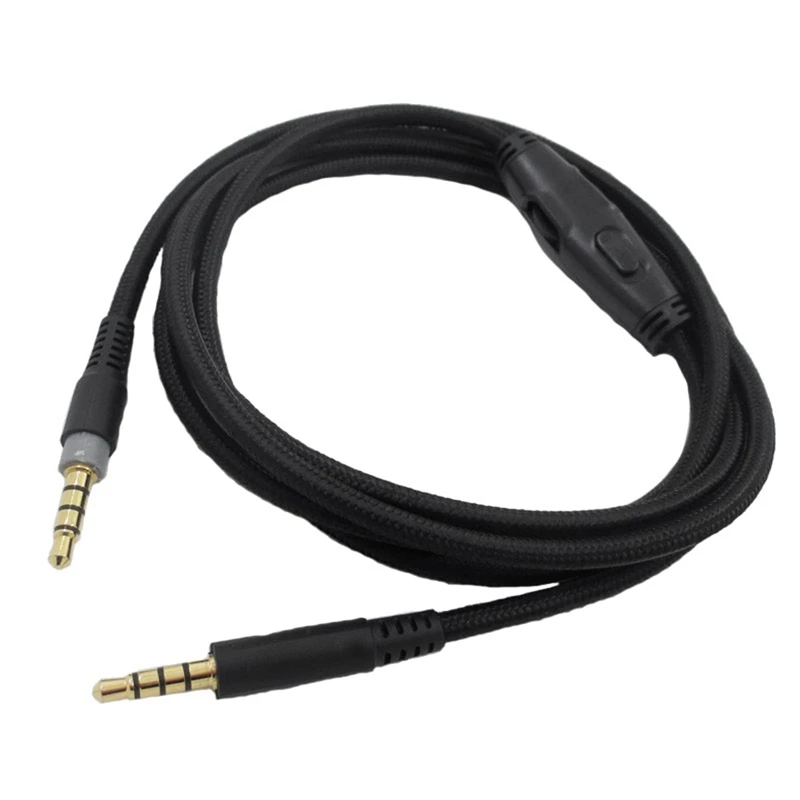 For -Hyperx Cloud Alpha/-Hyperx Cloud Core Flight Headphone Cable With Volume Control Sound Control Headphone Cable