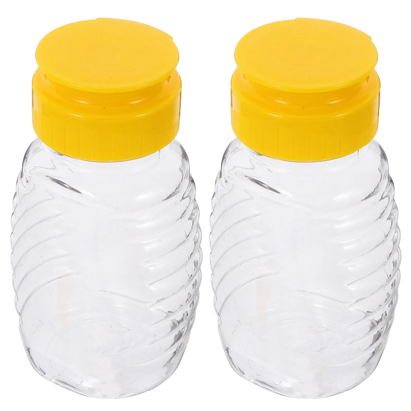 

2Pcs 108Ml Honey Container Squeeze Bottle Leak-Proof Design for Precise Dispensing Ideal Kitchen Condiment Jar Refillable Honey
