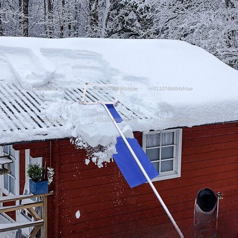 Aluminum Roof Shovel Snow Scraper Rake Aluminum Shovel Roof Snow Shovel Artifact Portable Snow Removal Tool
