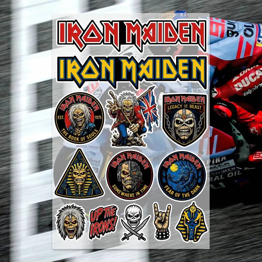 I-ron MA-iD-E-n Japanese Motorcycle Sticker Suitable for Motorcycle Body Reflective Car Sticker Helmet Decal