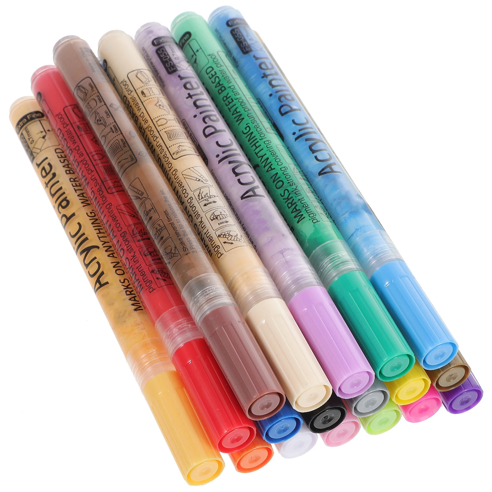 

1 Box Acrylic Paint Markers Paint Pens for Drawing Scrapbooking Craft Coloring DIY Painting Acrylic Painting Pen