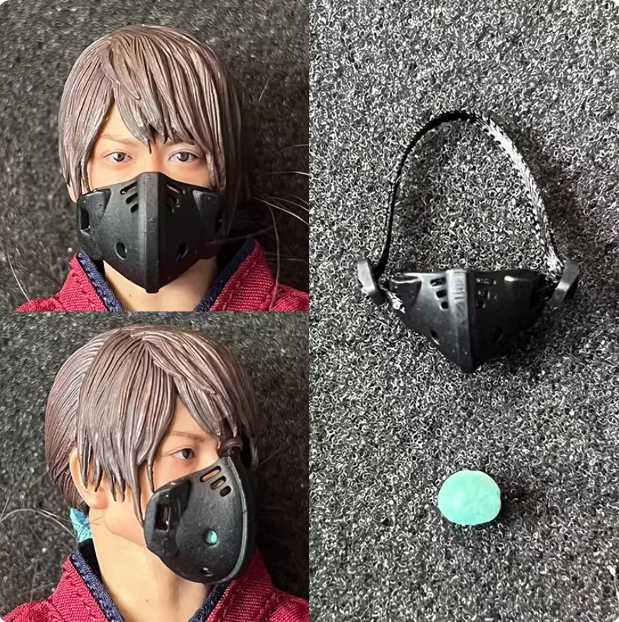 YYDS 1/12 accessoires de poupée soldat, bouclier facial en caoutchouc souple, modèle de jouet adapté à une figurine d'action de 6 pouces Fang Datou HASUKI, Etc., corps en Stock