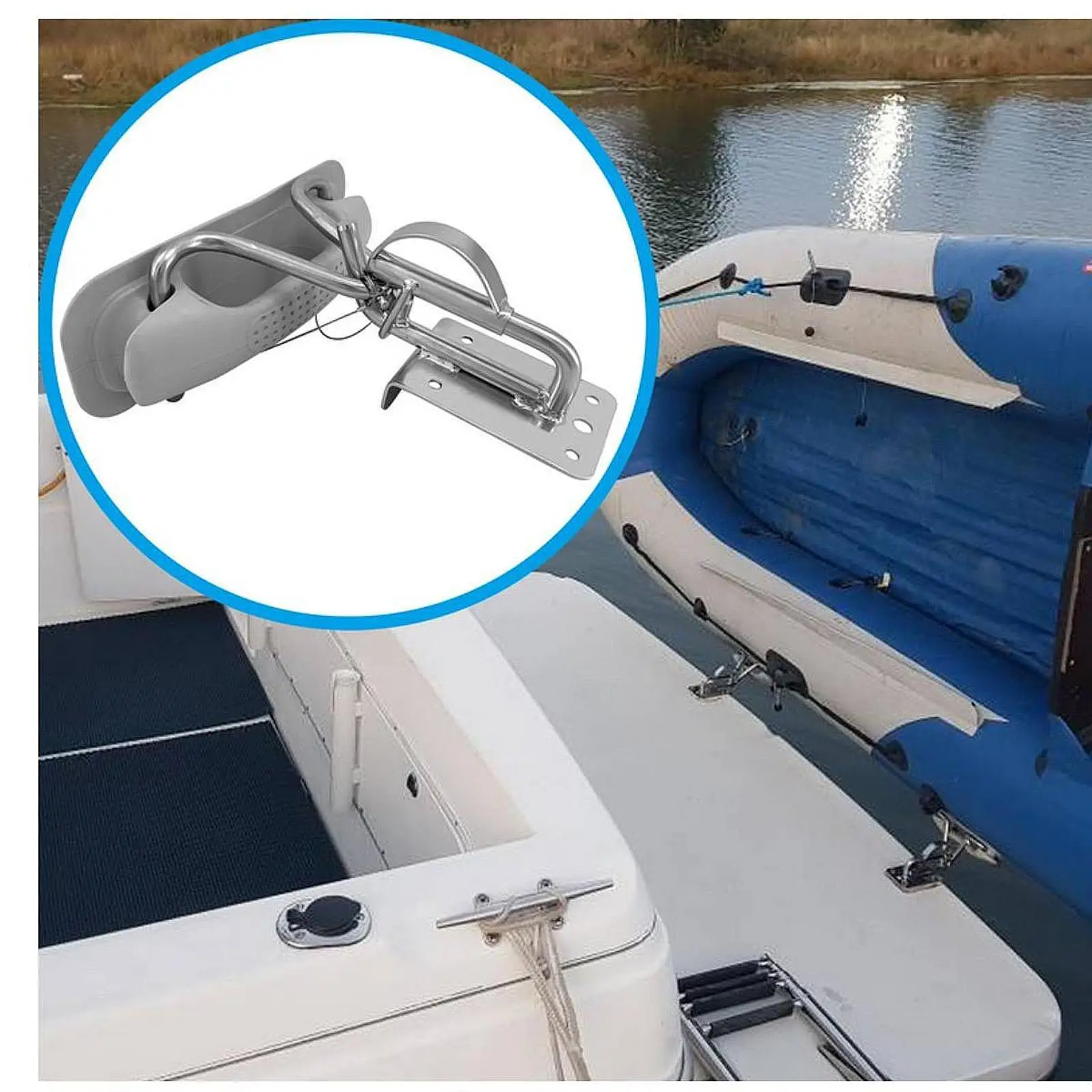 Professional Boat Quick Davits Set Sturdy Portable Marine Davit System for Yacht Marine Replacement