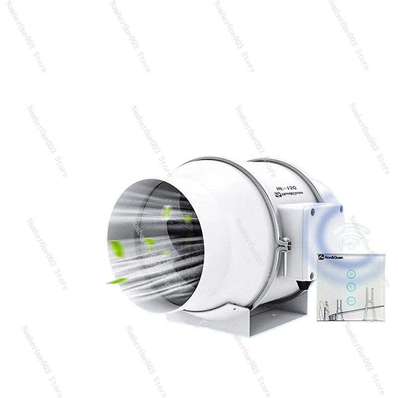 

Frequency Conversion Pipeline Pressurized Exhaust Fan 6 Inch 8 Inch Kitchen Fume Exhaust Ventilation Fan Bathroom Strong Silent